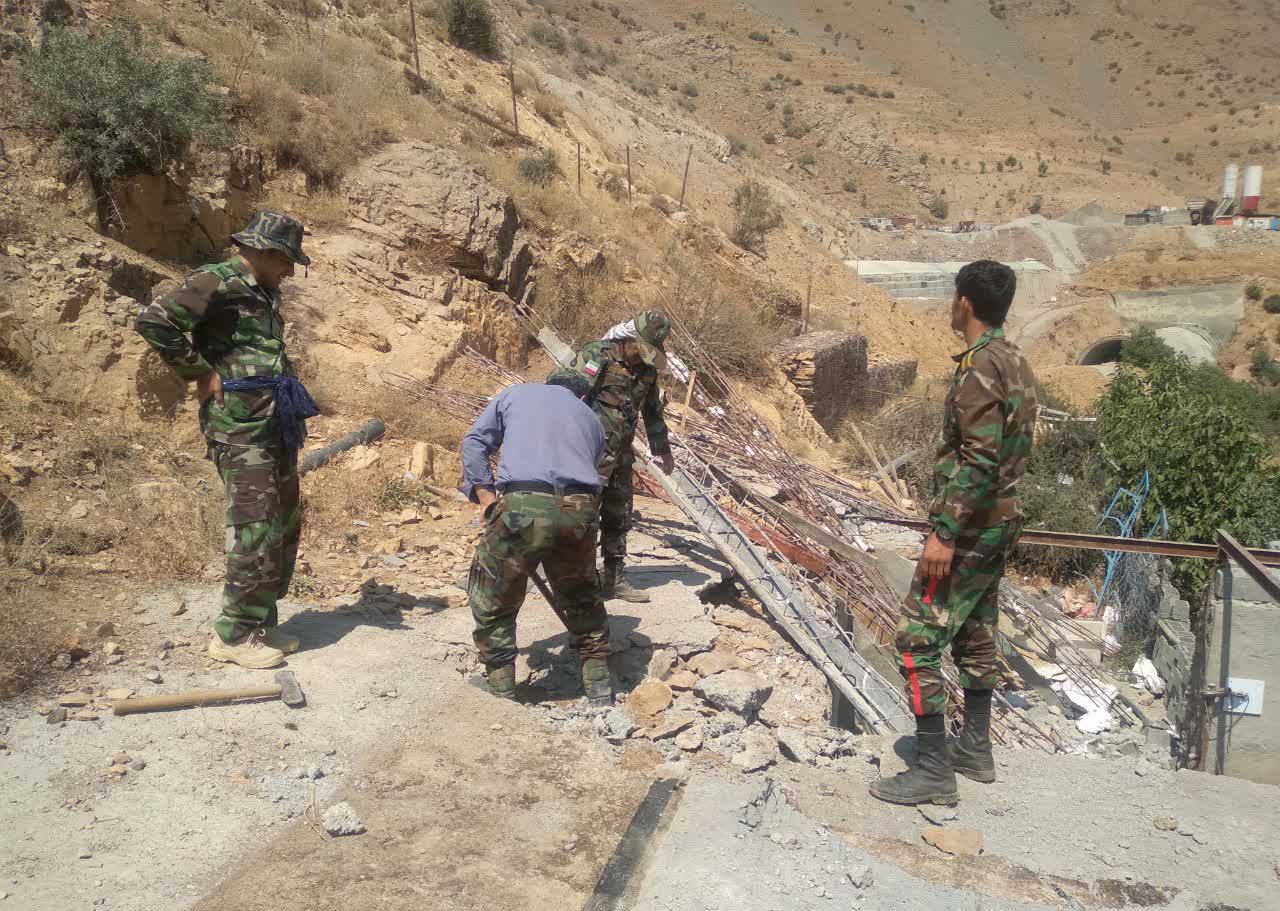 بخشی از اراضی ملی روستای حسنکدر جاده چالوس رفع تصرف شد